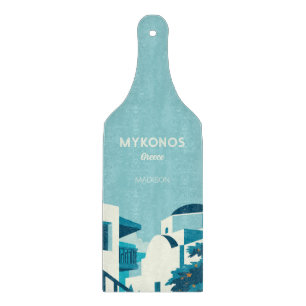 Individuelle Name und Text Griechenland Schneidebrett