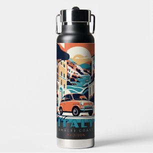 Individuelle Name und Text Italien Trinkflasche