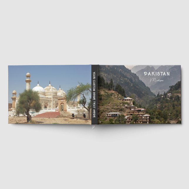 Individuelle Name und Text Pakistan Gästebuch (Voll)
