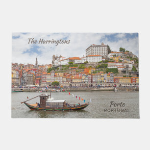 Individuelle Name und Text Porto Portugal Fußmatte
