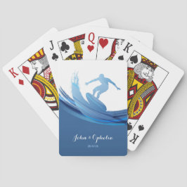 Individuelle Name und Text Spielkarten