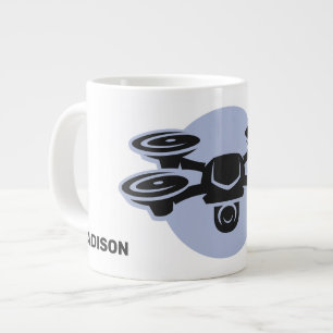 Individuelle Name- und Textdrossel Jumbo-Tasse