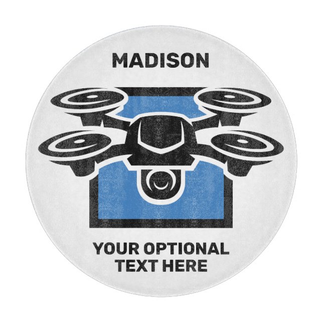 Individuelle Name- und Textdrossel Schneidebrett (Vorderseite)