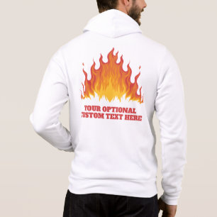 Individuelle Name- und TextFIRE Hoodie