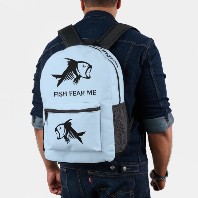 Individuelle Name- und Textfisch Bedruckter Rucksack (Insitu (Modell))