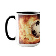 Individuelle Name- und Textfußball-Tasse