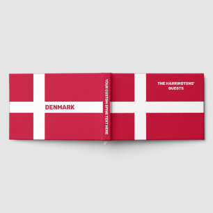 Individuelle Name- und Textmarkierung Dänemark Gästebuch