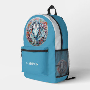 Individuelle Name Unicorn Bedruckter Rucksack