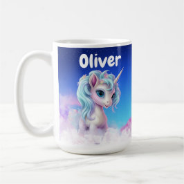 Individuelle Name Unicorn Tasse