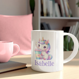 Individuelle Name Unicorn Tasse