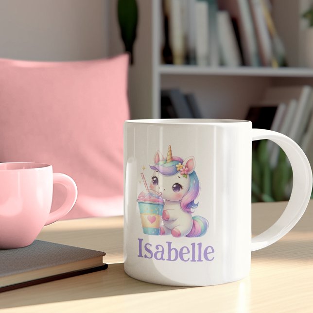Individuelle Name Unicorn Tasse (Von Creator hochgeladen)