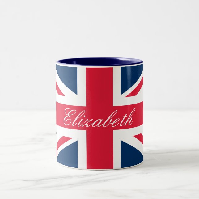 Individuelle Name Union Jack Tasse (Mittel)