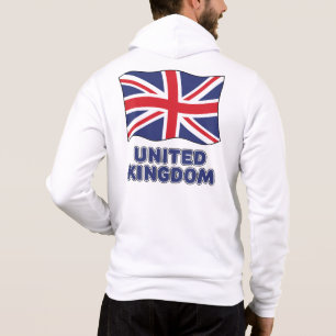 Individuelle Name United Kingdom Flag Hoodie