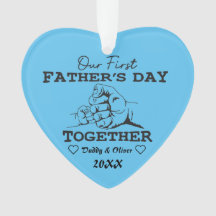 Individuelle Name, unser erster Vatertag zusammen