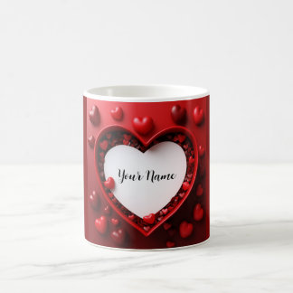 Individuelle Name Valentine Kaffeetasse