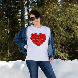 Individuelle Name Valentinstag Herzgestalterische  Sweatshirt