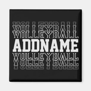 INDIVIDUELLE NAME Vanishing Volleyball Logoteam Magnet