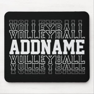 INDIVIDUELLE NAME Vanishing Volleyball Logoteam Mousepad