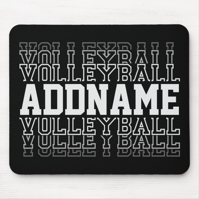 INDIVIDUELLE NAME Vanishing Volleyball Logoteam Mousepad (Vorne)