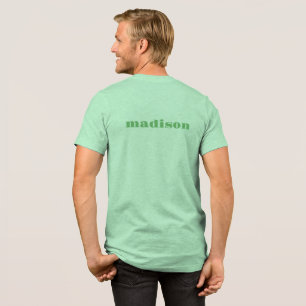 Individuelle Name Veganer T - Shirt