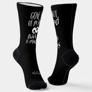 individuelle Name "Verschwinde aus meinem Kopf" Socken