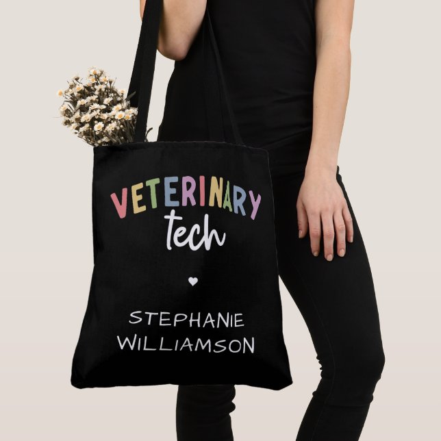 Individuelle Name Veterinary Tech | Tierarzt (Von Nahem)