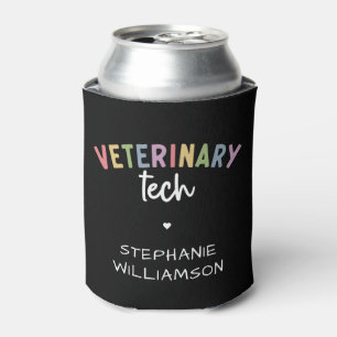 Individuelle Name Veterinary Tech   Tierarzt Dosenkühler