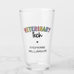 Individuelle Name Veterinary Tech   Tierarzt Glas