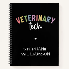 Individuelle Name Veterinary Tech | Tierarzt Notizbuch