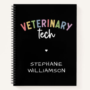 Individuelle Name Veterinary Tech   Tierarzt Notizbuch