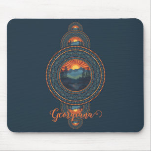 Individuelle Name Vintag Wilderness Ornamental Man Mousepad