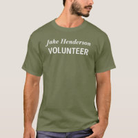 Individuelle Name Volunteer