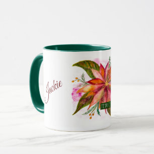 Individuelle Name Wasserfarbe Friedenspropinie im Tasse