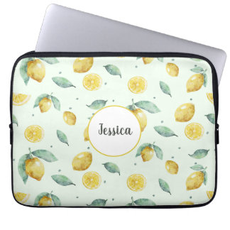 Individuelle Name Wasserfarben Laptopschutzhülle