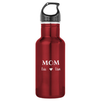 Individuelle Name Wasserflasche für die Mama Elega