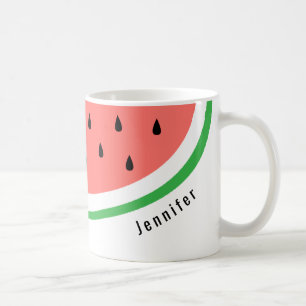 individuelle Name Wassermelone Slice Tasse