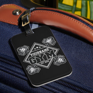 Individuelle Name Weightlift Zuhause Crossfit Gym Gepäckanhänger