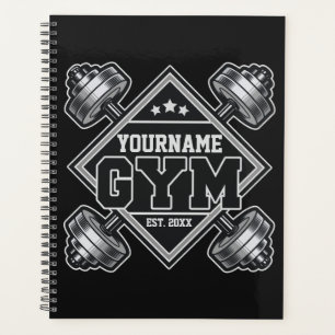Individuelle Name Weightlift Zuhause Crossfit Gym Planer