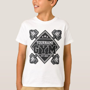 Individuelle Name Weightlift Zuhause Crossfit Gym T-Shirt