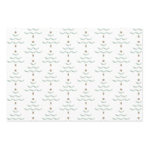Individuelle Name Weihnachtsbaumwrapping Paper