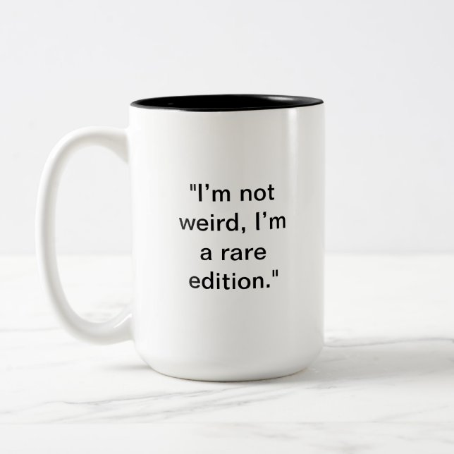 Individuelle Name Weirdo Tasse | Funny Personalisi (Links)