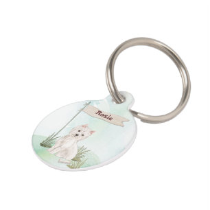 Individuelle Name Westie Pet Dog Haustiermarke
