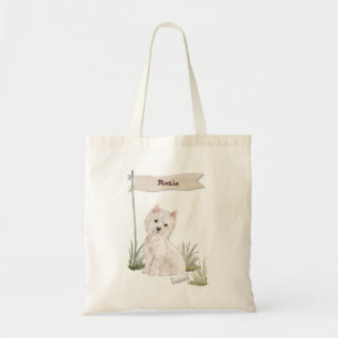 Individuelle Name Westie Tragetasche