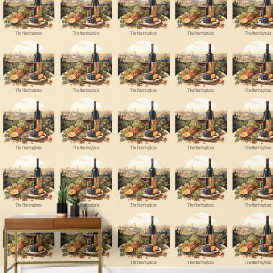 Individuelle Name Wine Lover Tapete