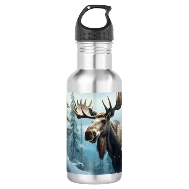 Individuelle Name Winter Elose Edelstahlflasche (Vorderseite)