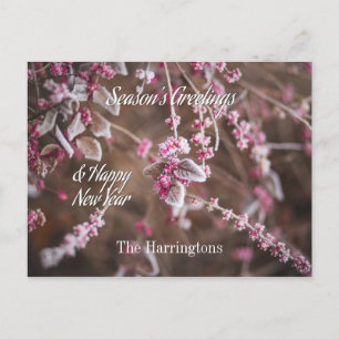 Individuelle Name Winter Frost Postkarte