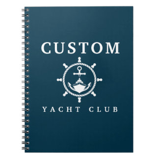 Individuelle Name Yacht Notebook, Yacht Guest Log Notizblock