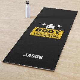 Individuelle Name Yogamatte