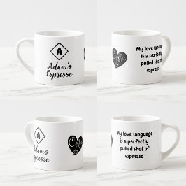 Individuelle Name & Zitat, kleine Kaffeepause Espr Espressotasse