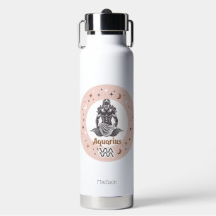 Individuelle Name Zodiac Sign Aquarius Trinkflasche